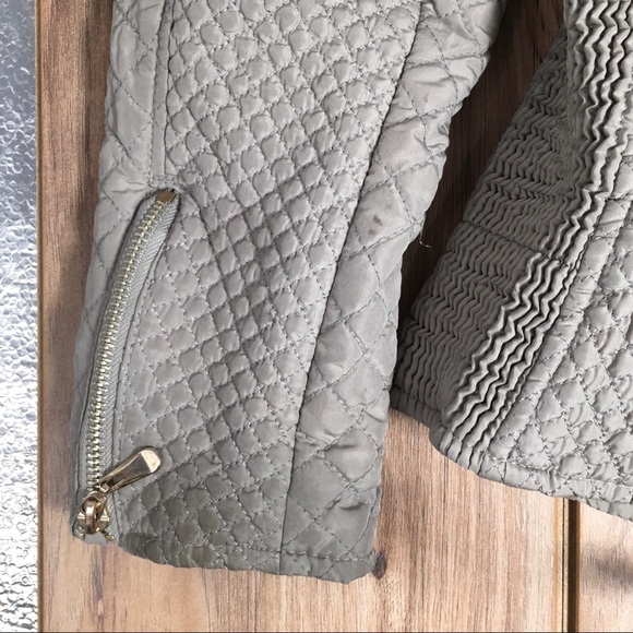 B&H Quilted Jacket, beige, sz M - Picture 6 of 11